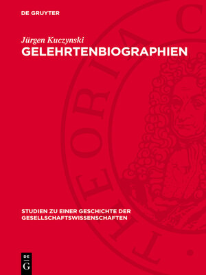 cover image of Gelehrtenbiographien